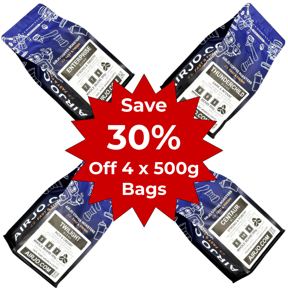 BUY 4 x 500g BAGS OF ANY BLEND & SAVE 30% ON ALL 4 BAGS
