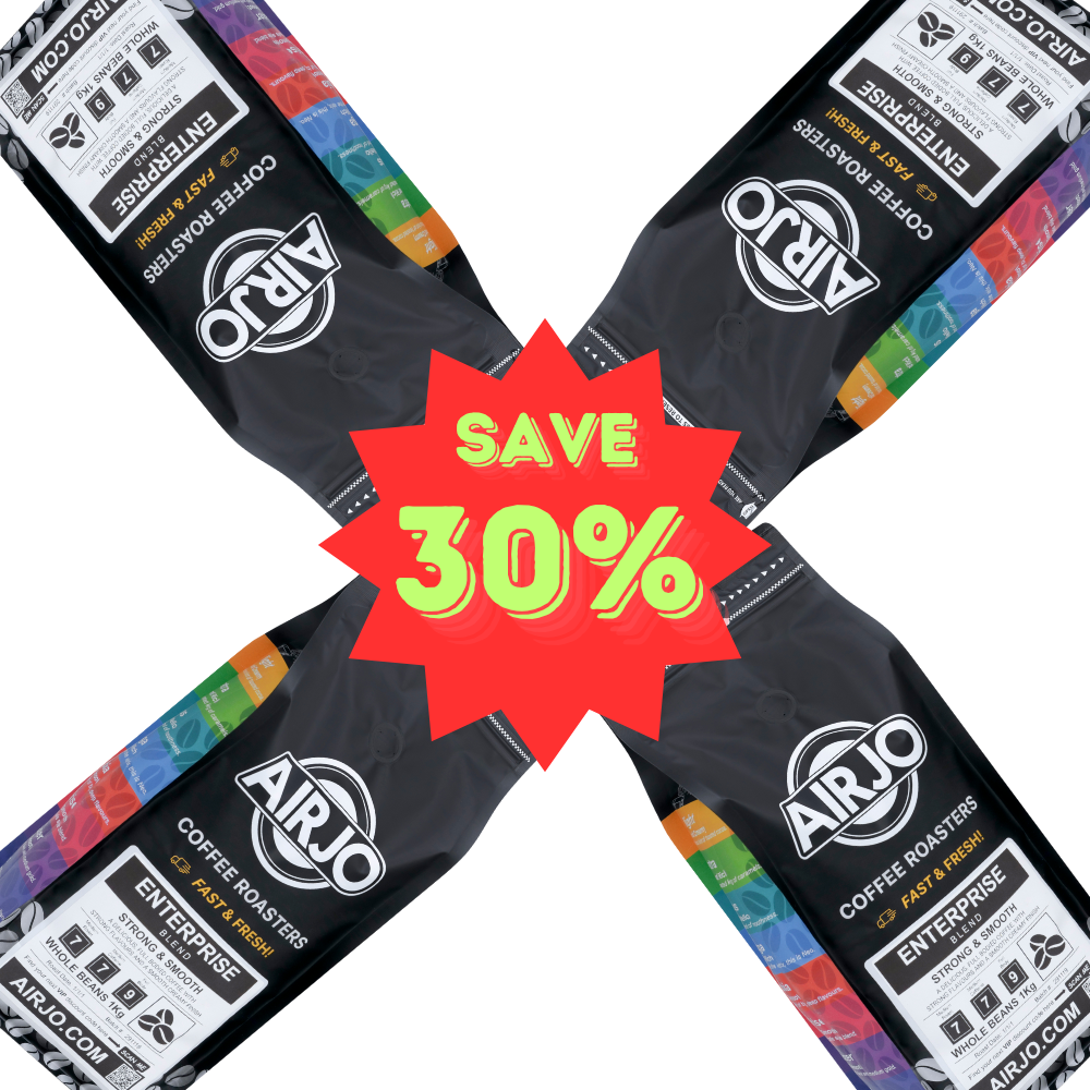 BUY 4 x 1KG BAGS OF ANY BLEND & SAVE 30% ON ALL 4 BAGS