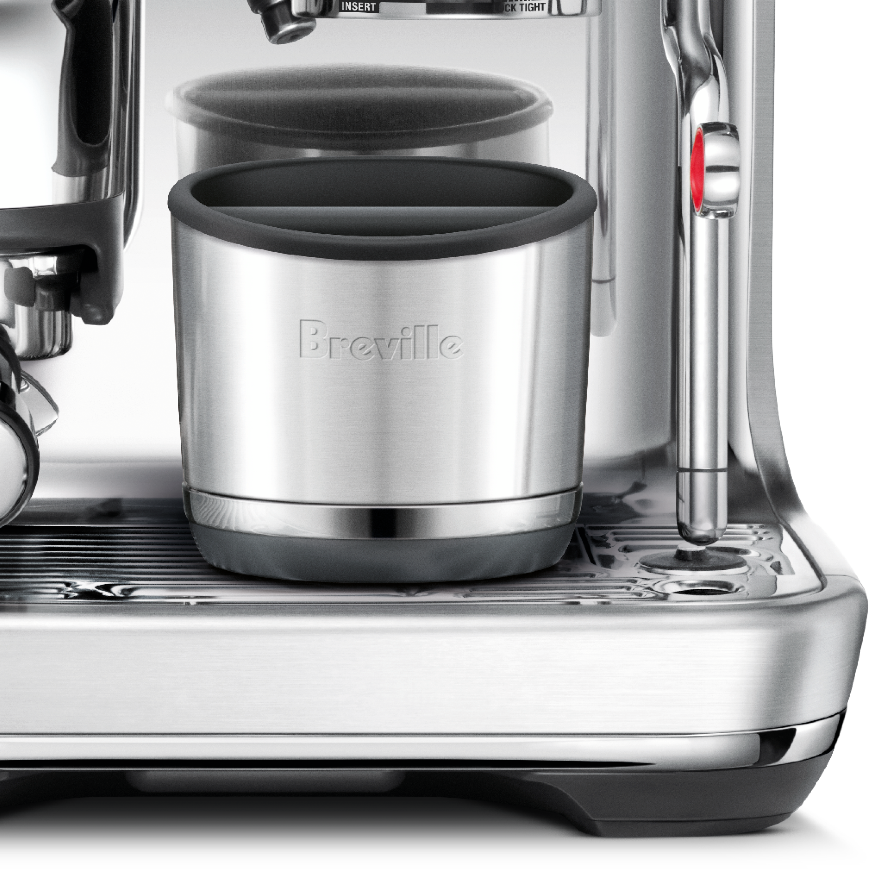 Breville Knock Box 10 - Brushed Stainless Steel