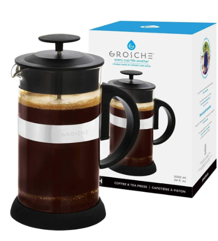 French Press - 1000ml - 8 cup - Black