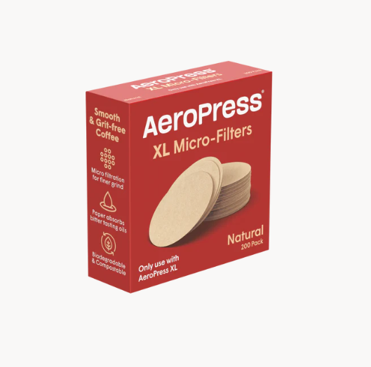 AeroPress XL Replacement Natural Micro Filter Pack